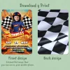 Hot Wheels Party Invitation | Hot Wheels Photo Invite 7 Race Car Birthday Invitation – Custom Wheel and Racing Photo Invitation – Delivered in 24h – Digital File