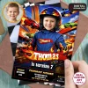 Car Race Birthday Invitation | Personalized Racing Car Photo Invite 2 Car Race Birthday Invitation with Child Photo in Racing Suit