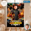 Black Monster Truck Welcome Sign | Custom Off-Road Racing Birthday Poster 6 Black Monster Truck Welcome Sign | Custom Photo Poster