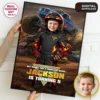 Monster Truck Welcome Sign Black | Custom Off-Road Racing Party Poster 2 Monster Truck Welcome Sign Black | Custom Photo Poster