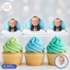 Little Boss Cupcake Toppers | Custom Photo Cake Decor 2 Little Boss Cupcake Toppers | Custom Photo Cake Decor