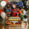 Red Monster Truck Welcome Sign | Custom Off-Road Driver Party Poster 4 Custom Red Monster Truck Welcome Sign | Custom Photo Poster