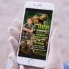 Epic Jurassic Birthday Invitation | Custom Dinosaur Party Explorer Invite 6 Epic Jurassic Birthday Invitation | Custom Dinosaur Photo Invite