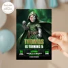 Doctor Doom Birthday Invitation | Personalized Doctor Doom Photo Invite 4 Villain Birthday Party Invitation | Personalized Superhero Photo Invite