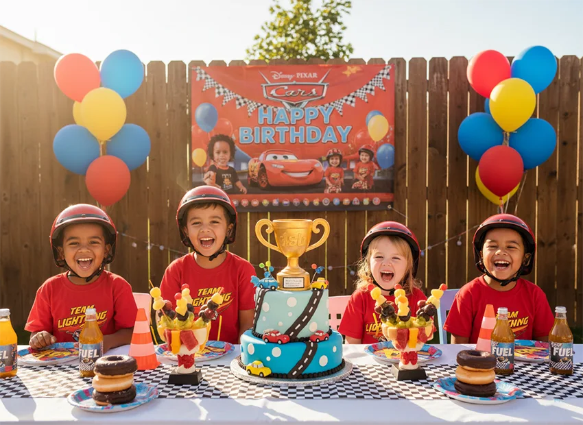 Ultimate Lightning McQueen Cars Birthday Party Ideas - Cars birthday party piston cup racing theme decorations