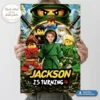 Lloyd Ninjago Welcome Sign | Lego Ninjago Birthday Poster 5 Lloyd Ninjago Welcome Sign | Lego Ninjago Birthday Poster