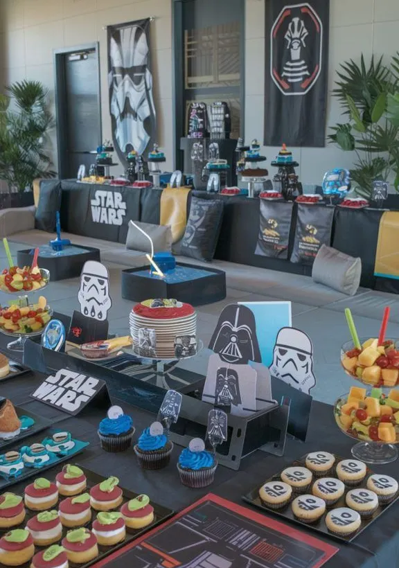 Star Wars themed galactic snacks for parties