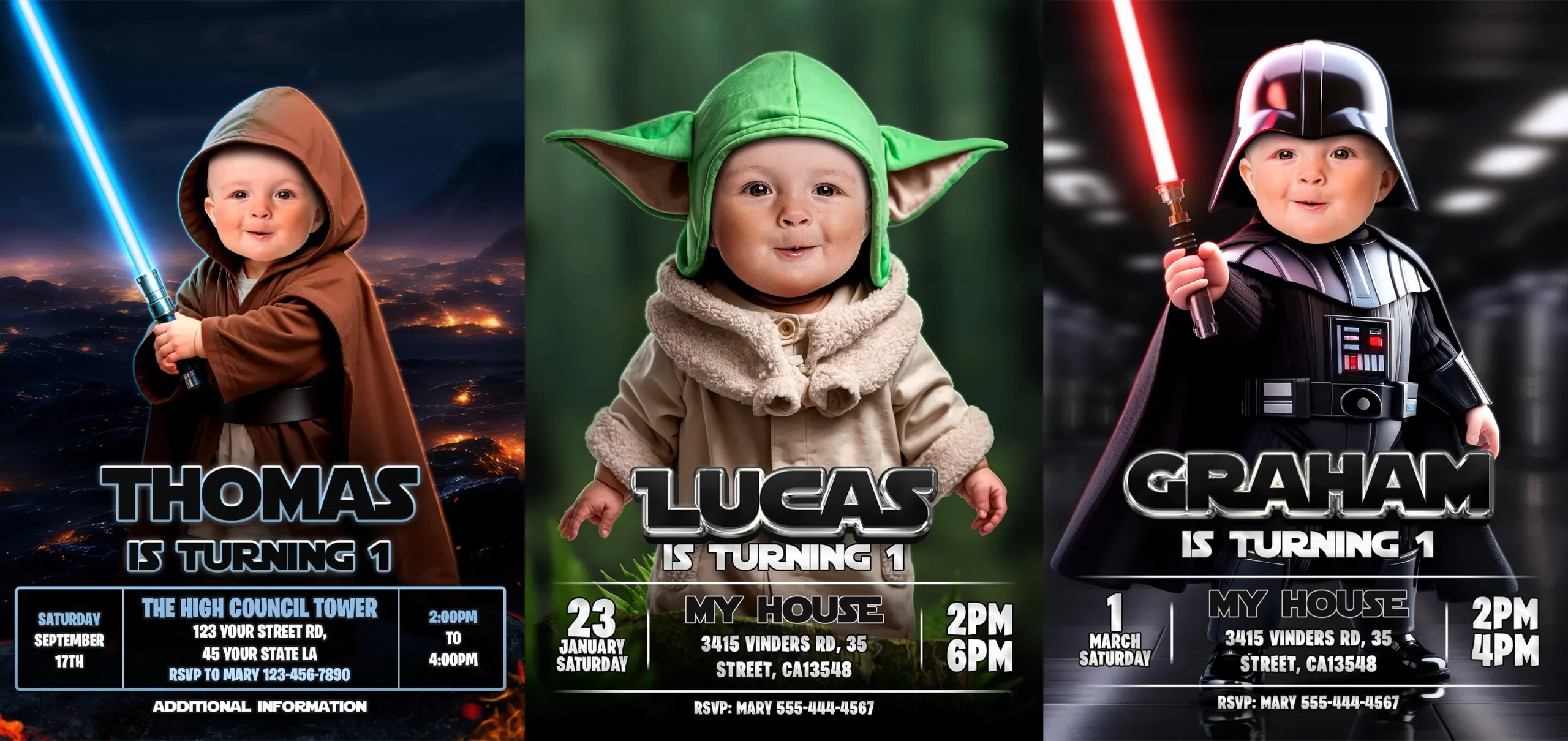 Star Wars themed baby party favors and keepsake ideas