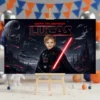 Darth Vader Photo Banner | Star Wars Birthday Backdrop 3 Darth Vader Photo Banner | Star Wars Birthday Backdrop