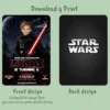 Darth Vader Birthday Invitation | Red Lightsaber Photo Invite 6 Darth Vader Birthday Invitation | Star Wars Birthday Invite