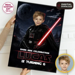Darth Vader Party Welcome Sign | Star Wars Birthday Poster