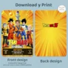 Dragon Ball Photo Invitation | Custom Goku Birthday Invitation 4 Dragon Ball Photo Invitation | Custom Goku Birthday Invitation