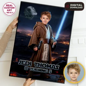 Jedi Party Welcome Sign | Star Wars Birthday Poster