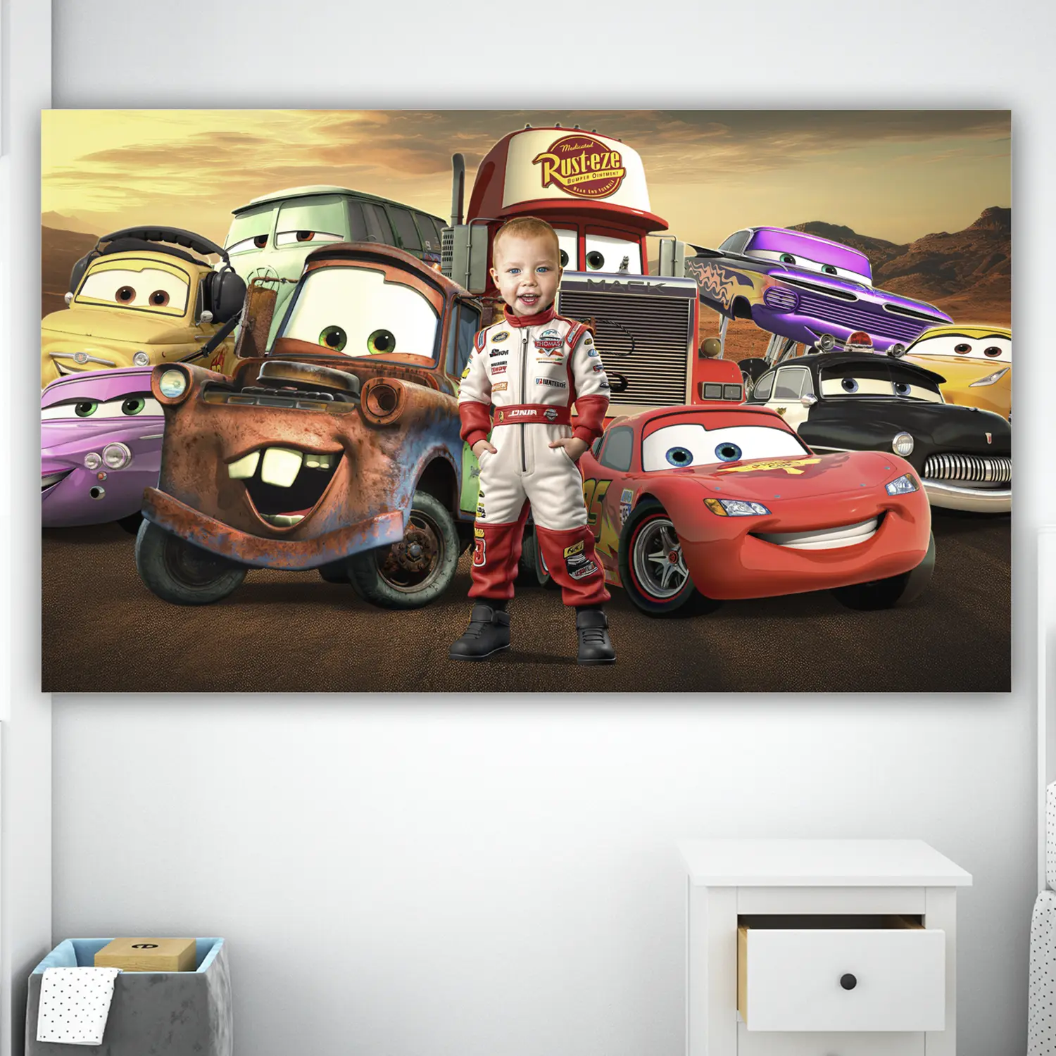 Cars Birthday Banner with Photo | Personalized Lightning McQueen Welcome Sign 2 Cars Birthday Banner with Photo | Personalized Lightning McQueen Welcome Sign