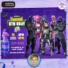 Fortnite Party Invitation | Custom Battle Royale Birthday Invite 2 Fortnite Party Invitation | Custom Battle Royale Birthday Invite