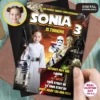 Princess Leia Birthday Invitation | Personalized Star Wars Photo Invite 2 Princess Leia Birthday Invitation | Personalized Star Wars Photo Invite