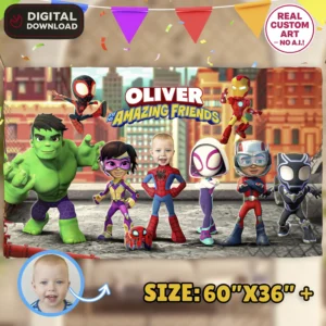 Spidey Birthday Banner | Personalized Spidey Banner