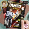 Trooper Party Invitation | Personalized Star Wars Photo Invite 2 Trooper Party Invitation | Personalized Star Wars Photo Invite