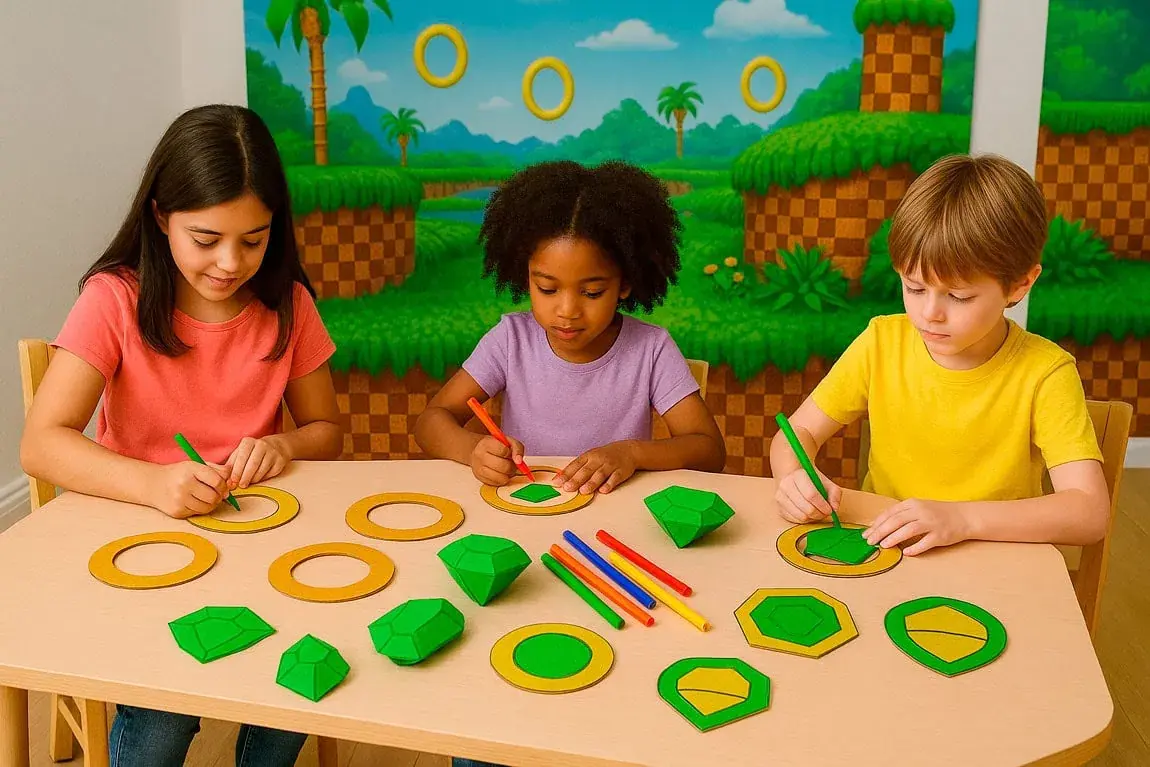 Craft Station: decorating rings, shields, and DIY emeralds