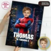 Spiderman Birthday Welcome Sign with Photo | Personalized Party Decor 2 Custom Spiderman Welcome Sign | Personalized Spiderman Party Decor