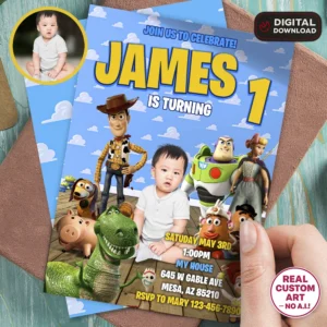 Toy Story Baby Invitation | Custom Toy Story Birthday Invite