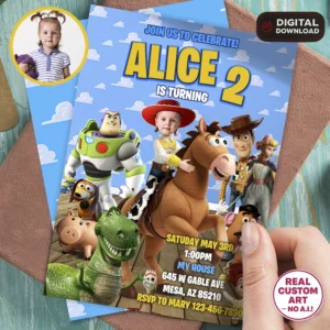 Jessie Birthday Invitation | Toy Story Girl Photo Invite