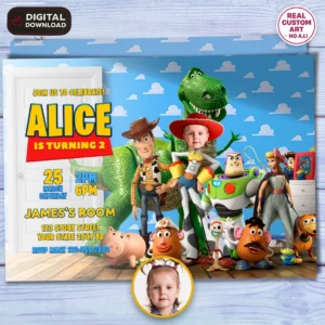 Jessie Party Invitation | Toy Story Girl Photo Invite