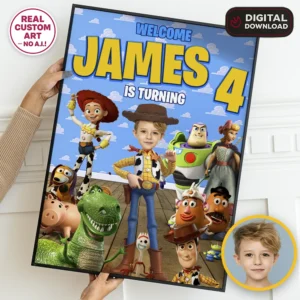 Woody Welcome Sign | Toy Story Birthday Decoration
