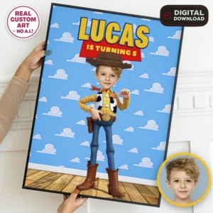 Woody Party Welcome Sign | Toy Story Birthday Decoration