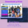 Custom Gamer Party Invite | Video Game Birthday Invitation 4 custom gamer birthday invitation kids 2