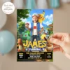 Pokemon Birthday Invitation | Custom Pokemon Party Invite 4 Pokemon Birthday Invitation | Custom Pokemon Party Invite