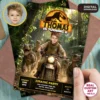 Epic Dinosaur Party Invitation | Custom Dinosaur Photo Invite 2 Epic Dinosaur Party Invitation | Custom Dinosaur Photo Invite