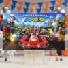 Mario Kart Birthday Banner | Custom Mario Kart Backdrop 3 Mario Kart Birthday Banner | Custom Mario Kart Backdrop