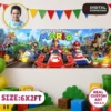 Mario Kart Photo Banner | Mario Kart Party Backdrop 6×2 ft 2 Mario Kart Photo Banner | Mario Kart Party Backdrop 6×2 ft