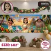 Custom Moana Party Banner | Moana Birthday Decoration 2 Custom Moana Party Banner | Moana Birthday Decoration