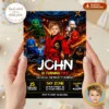 Custom Ninjago Birthday Invitation | Lego Ninjago Photo Invite 5 Custom Ninjago Birthday Invitation | Lego Ninjago Photo Invite