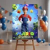 Super Mario Galaxy Party Welcome Sign | Super Mario Party Poster 3 super mario galaxy welcome sign kids 3