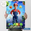 Super Mario Galaxy Party Welcome Sign | Super Mario Party Poster 5 Super Mario Galaxy Party Welcome Sign | Super Mario Party Poster