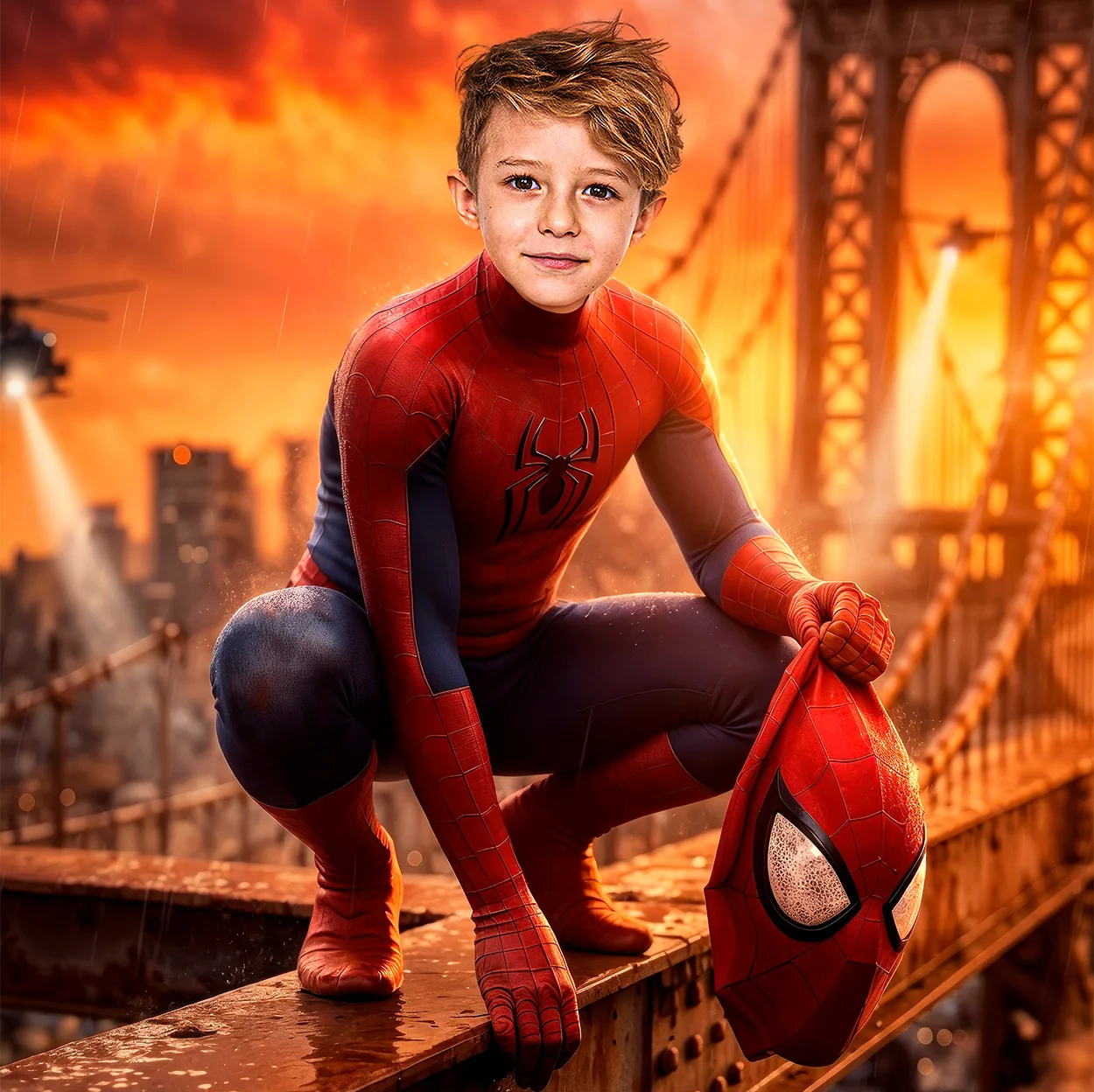 Child featured as the main character in a personalized birthday video invitation
