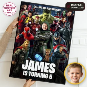 Doctor Doom Welcome Sign | Personalized Photo Party Sign